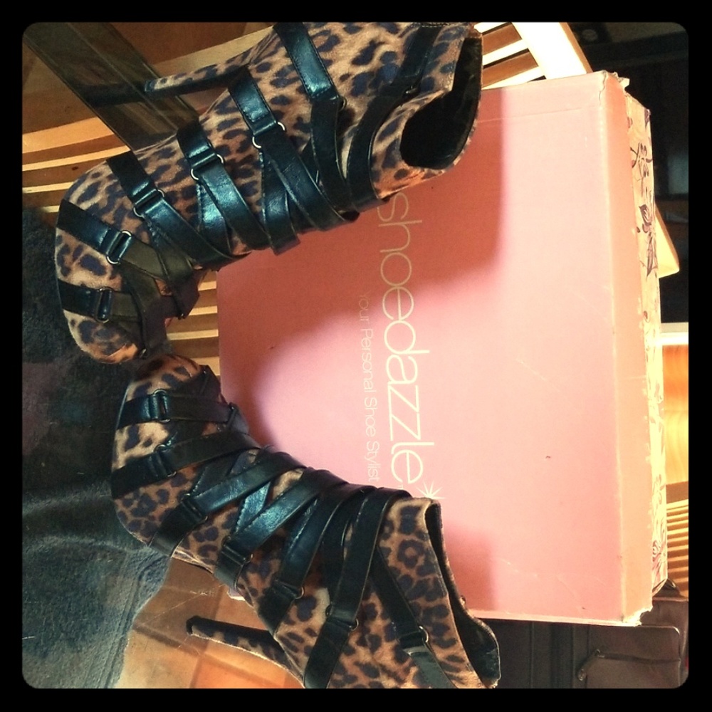 Cheetah boots